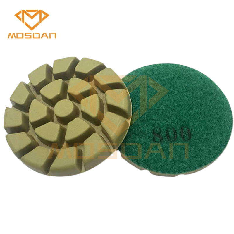 3 inch Spiral Concrete Polishing Pads