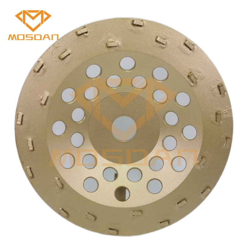 180mm Crushed PCD Cup Wheel